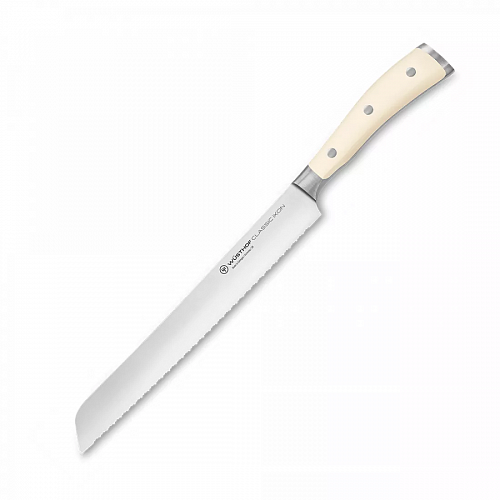 Нож кухонный для хлеба 20 см, серия Ikon Cream White, WUESTHOF, 4166-0/20 WUS, Золинген, Германия