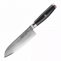Нож кухонный Сантоку 16,5 см, «Santoku», дамасская сталь, серия Ypsilon, YA37201, YAXELL, Япония