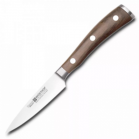 Нож кухонный для чистки и резки овощей 9 см, серия Ikon, WUESTHOF, 4986/09 WUS, Золинген, Германия