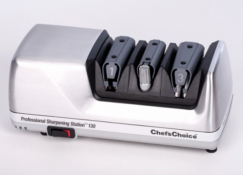 Точилка электрическая для заточки ножей Chefs Choice Knife sharpeners, платина