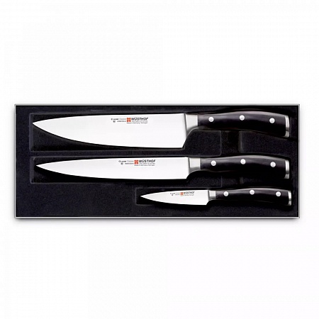 Набор кухонных ножей 3 предмета, серия Classic Ikon, WUESTHOF, 9601 WUS, Золинген, Германия