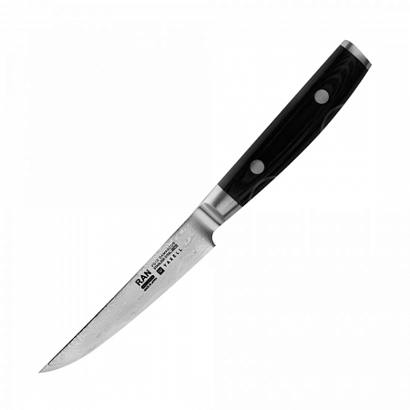 Нож кухонный для стейка 12 см, «Steak», дамасская сталь, серия Ran, YA36013, YAXELL, Япония